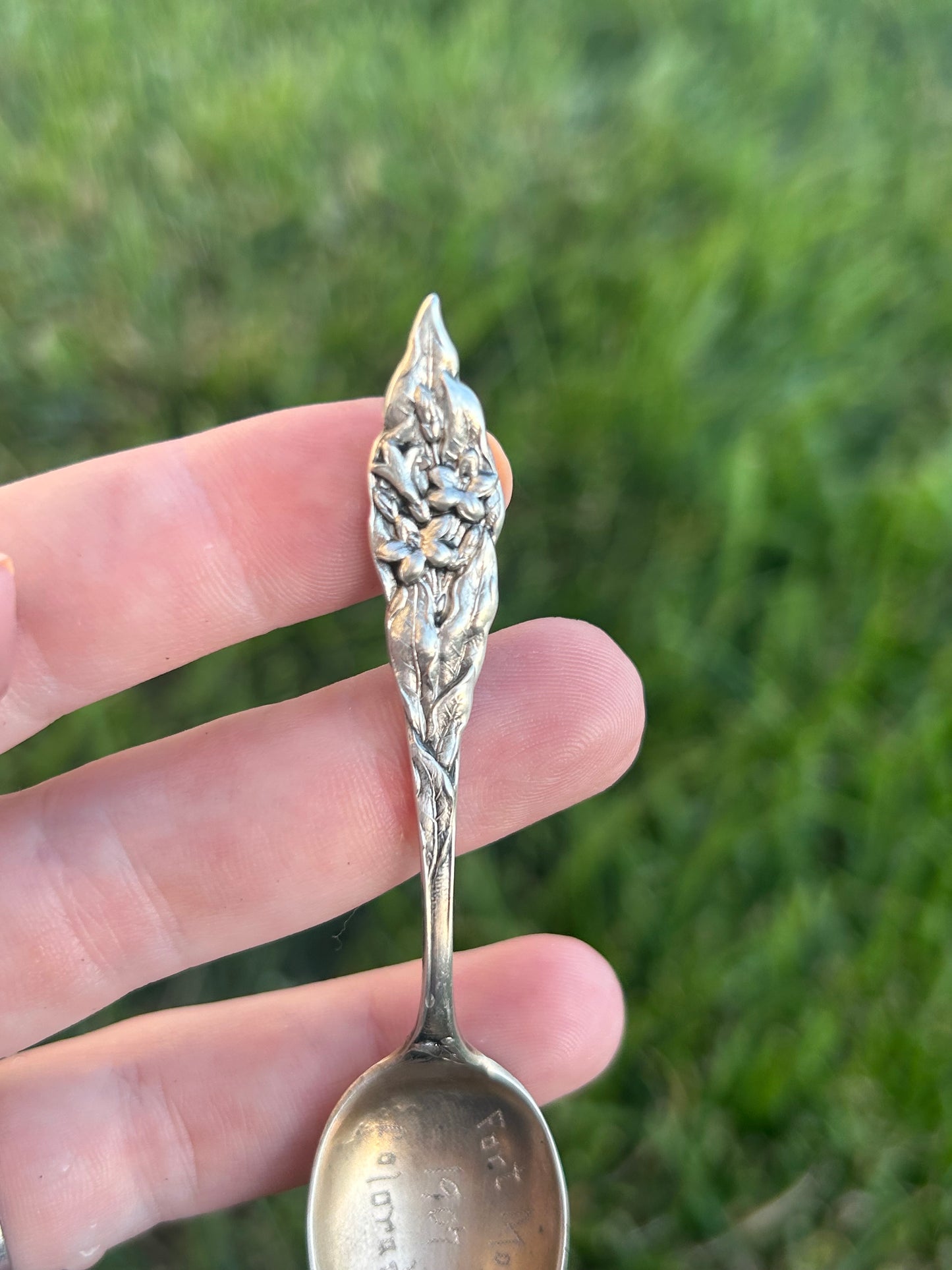 Sterling Silver Mini Bouquet Spoon Ring