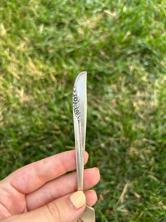 Lilac Time Spoon Ring