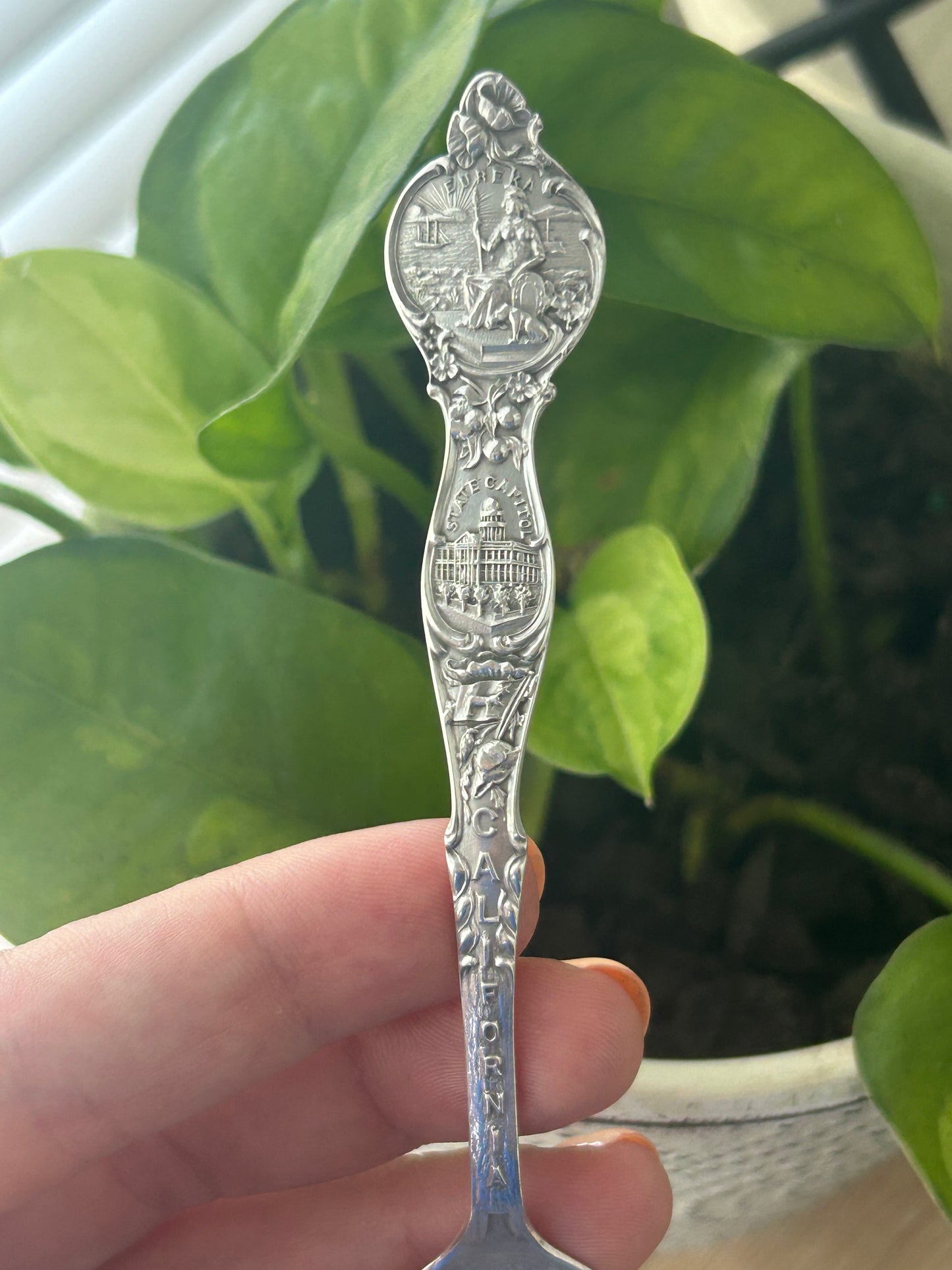 Sterling Silver California Spoon Ring
