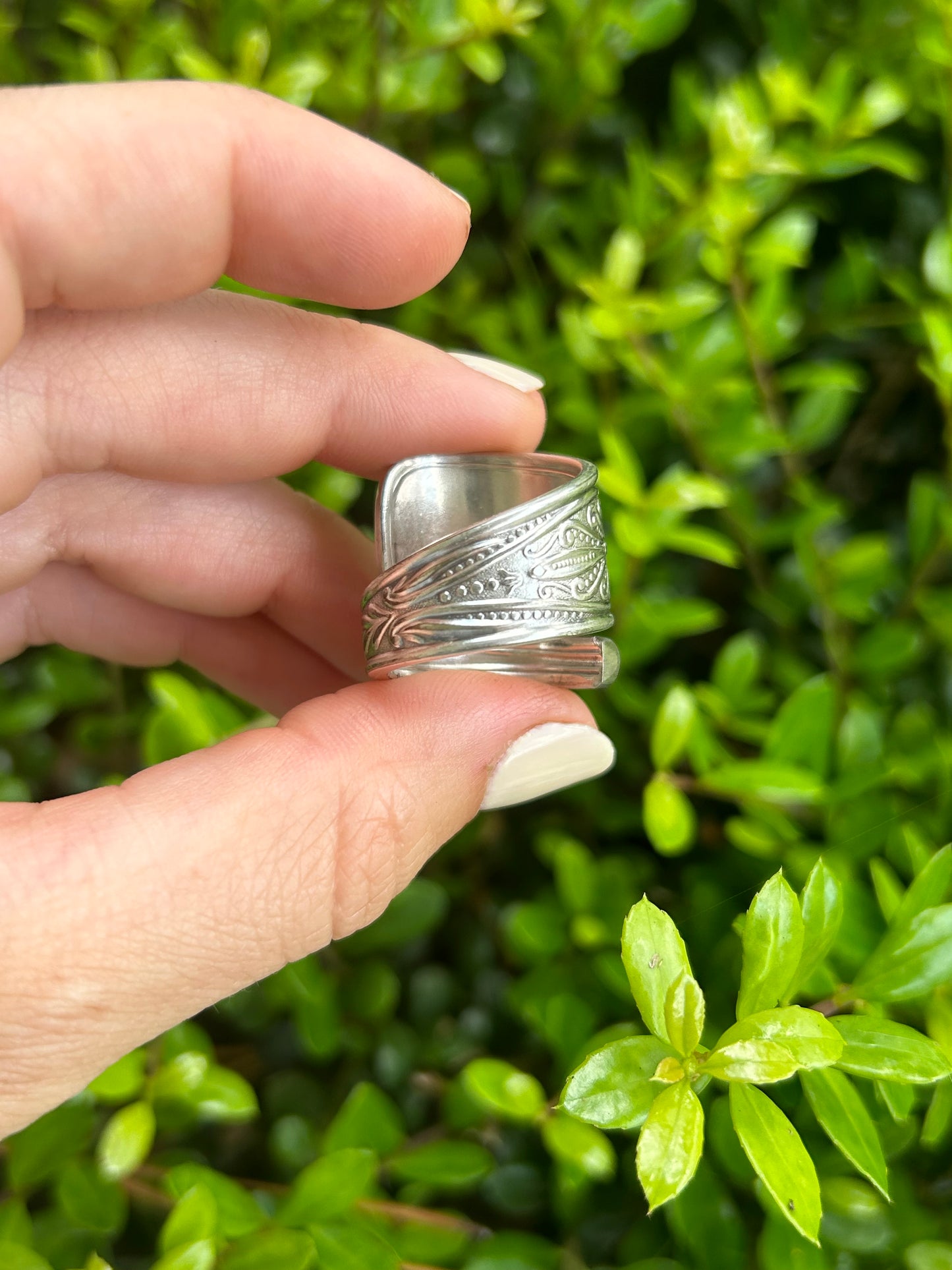 Shell Elegance Spoon Ring