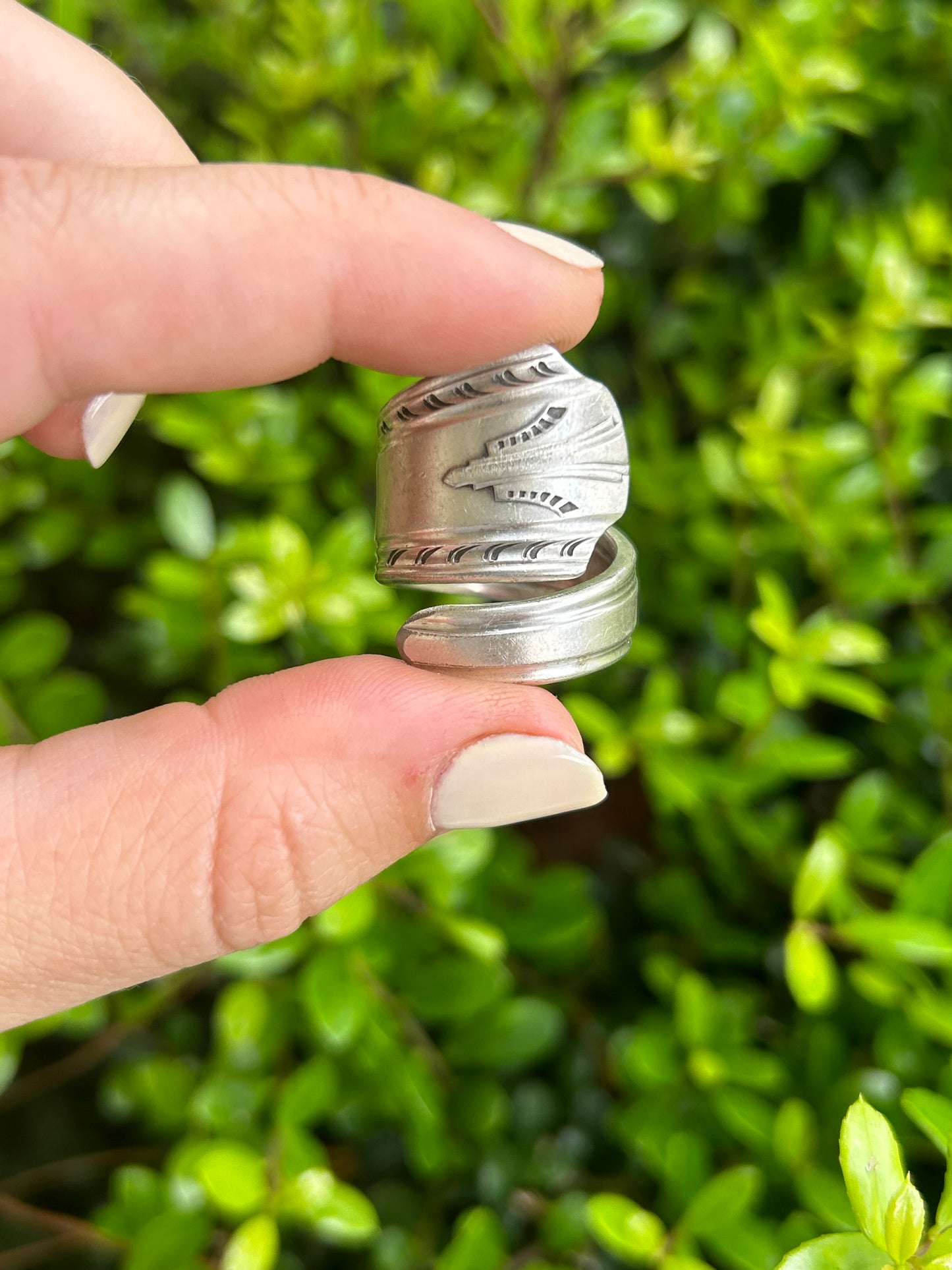 Tribal Wrap Spoon Ring