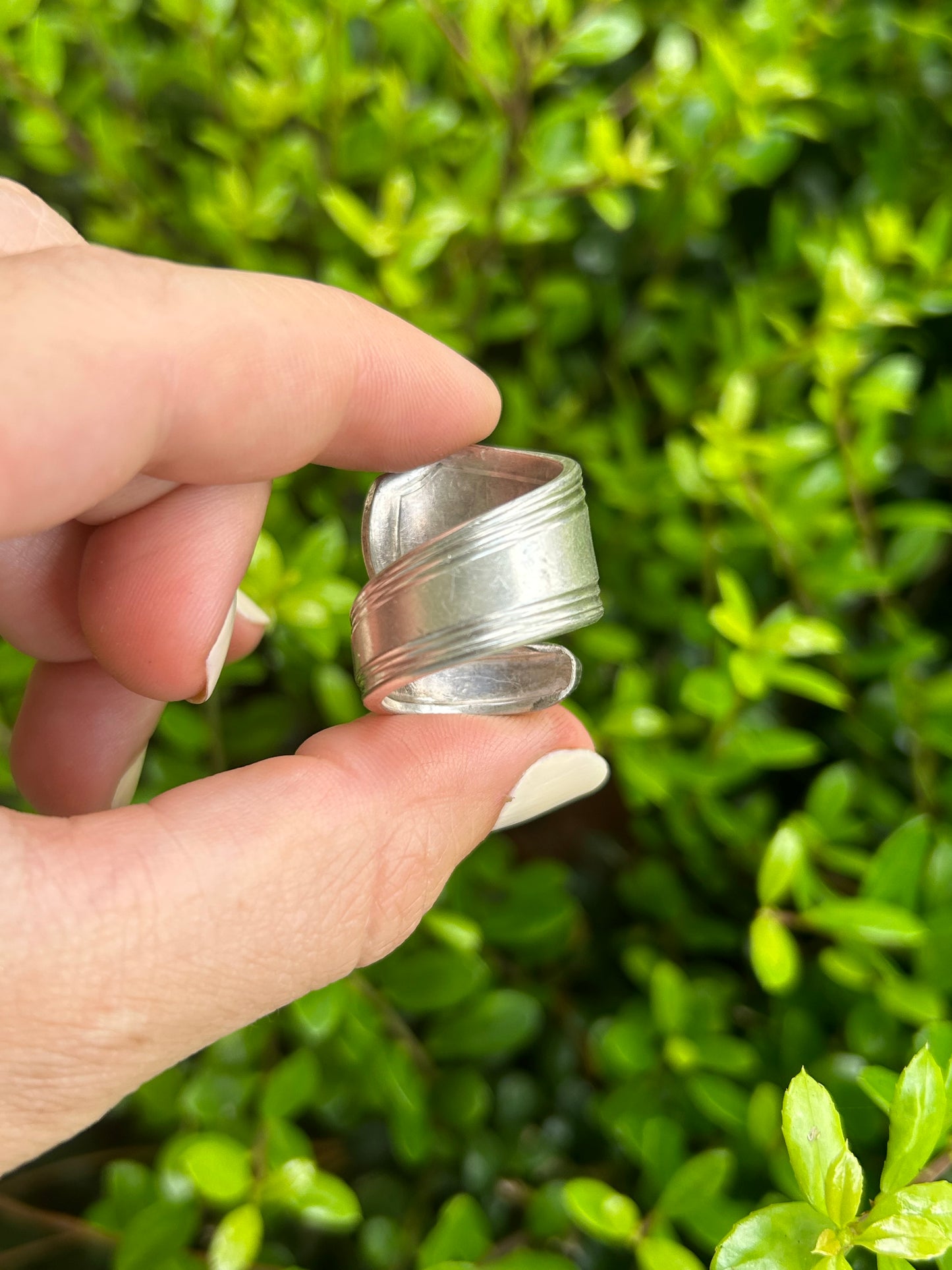 Tribal Wrap Spoon Ring
