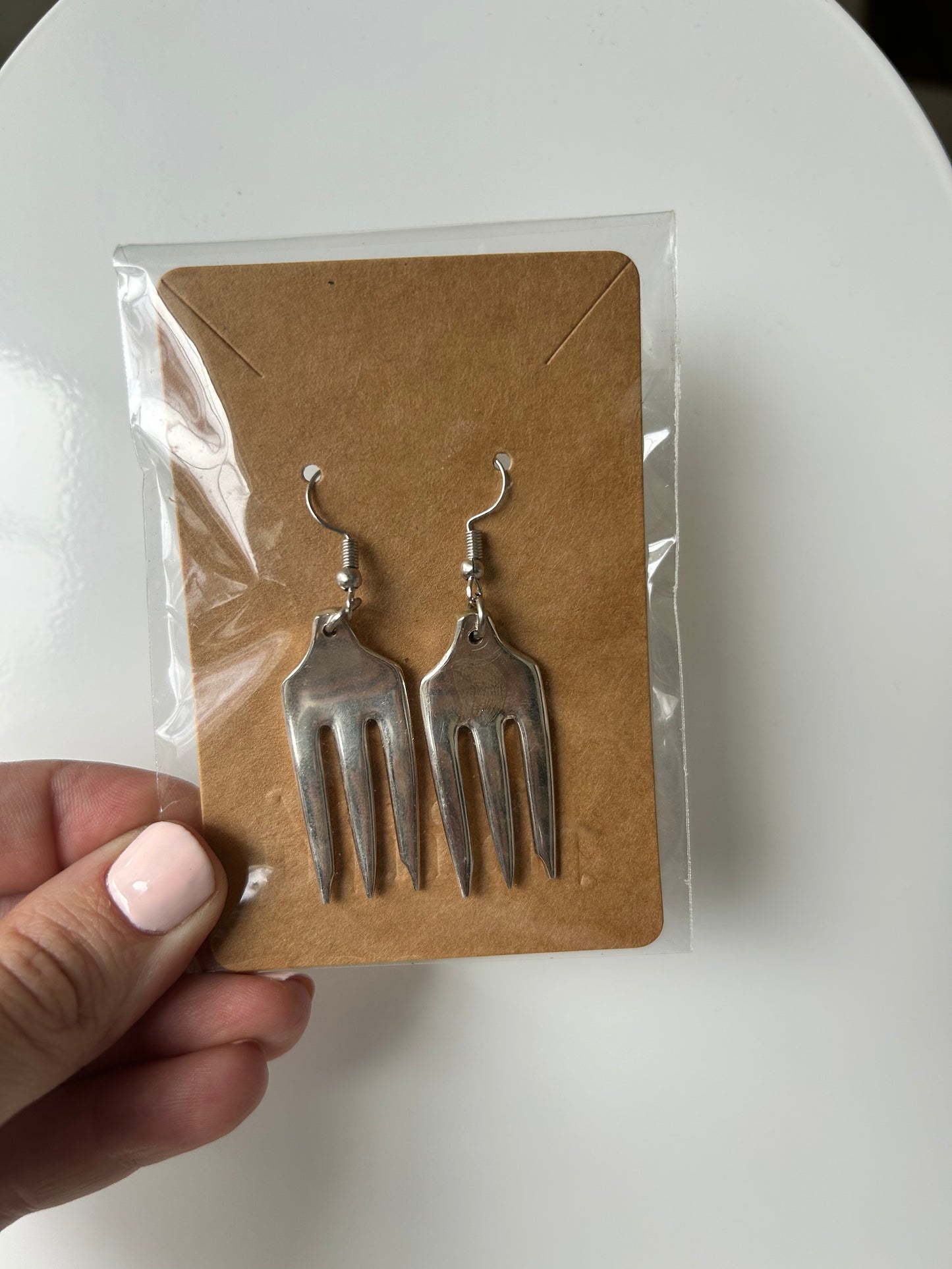 Cocktail Fork Earrings