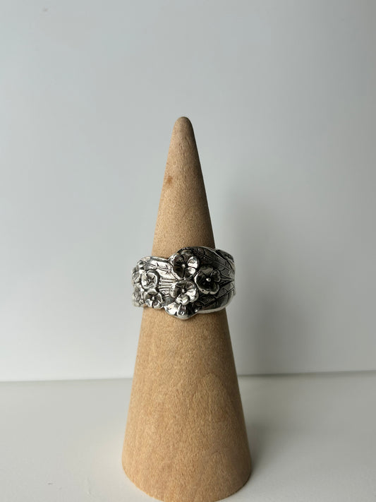 Floral Bouquet Spoon Ring