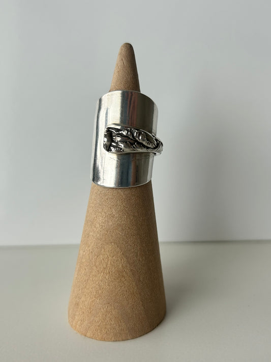 Sterling Silver Les Six Fleurs Spoon Bowl Ring #2