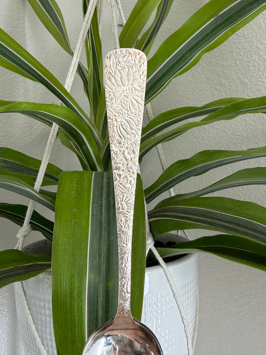 Magnolia Lotus Spoon Ring