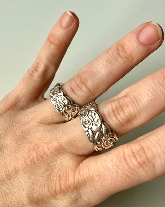 Floral Midsection Ring