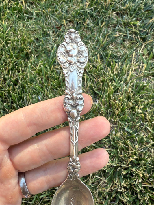 Sterling Silver Olde Orange Blossom Spoon Ring