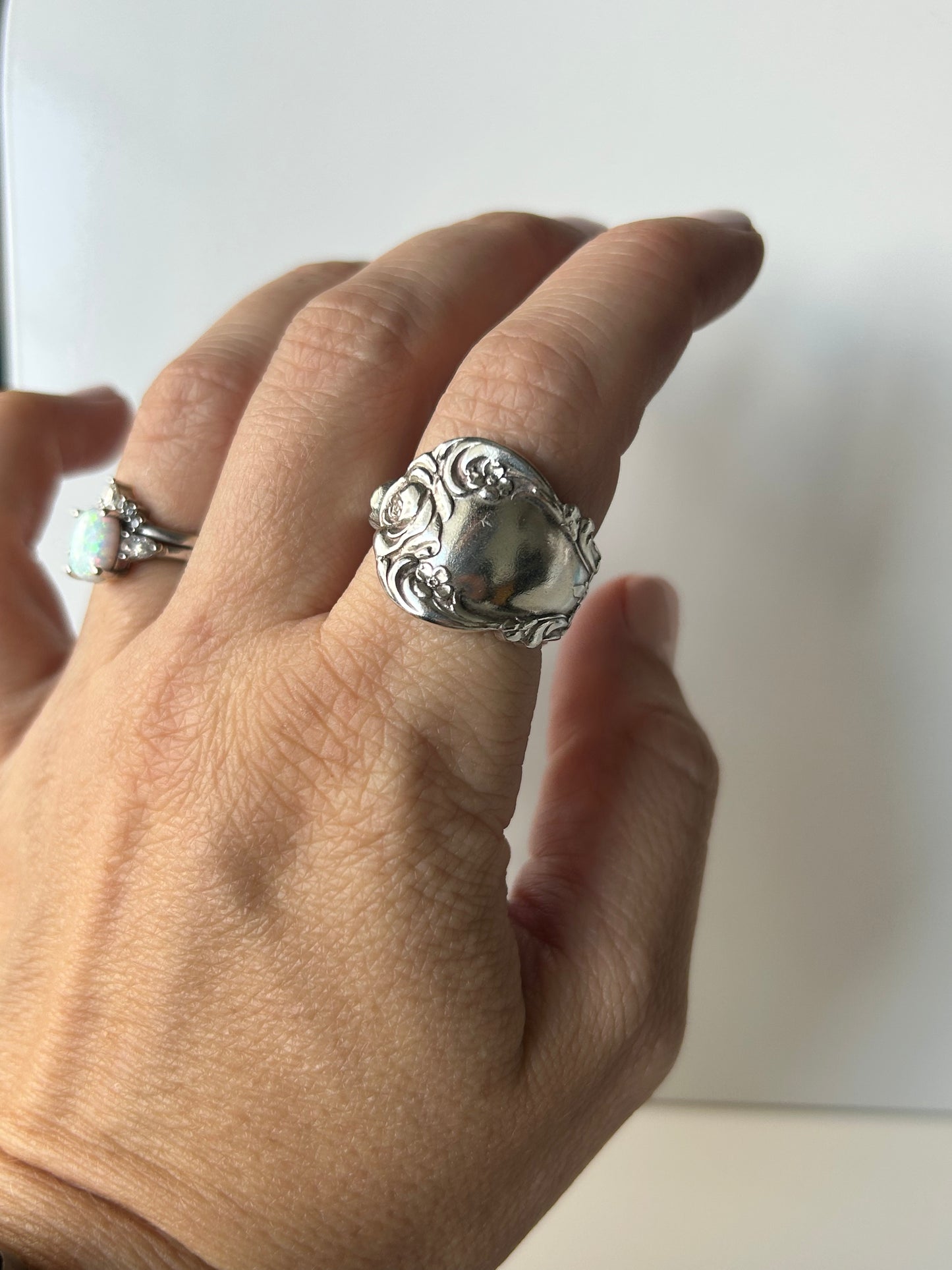 Floral Spoon Ring