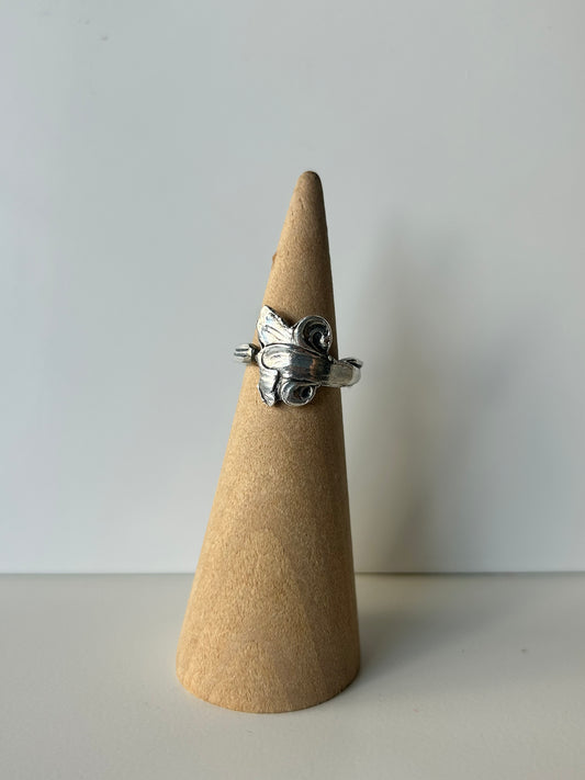 Mini Floral Spoon Ring
