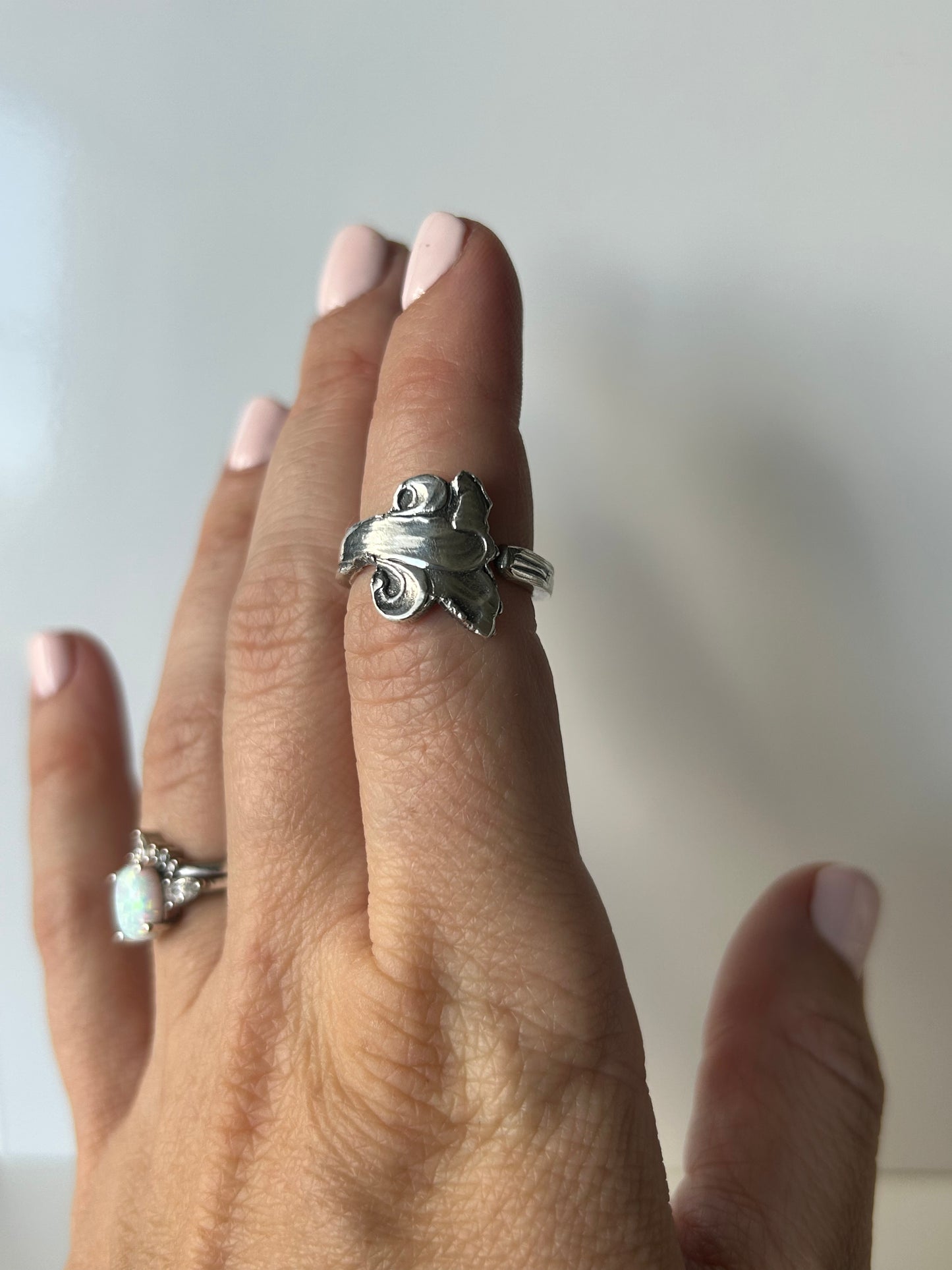 Mini Floral Spoon Ring