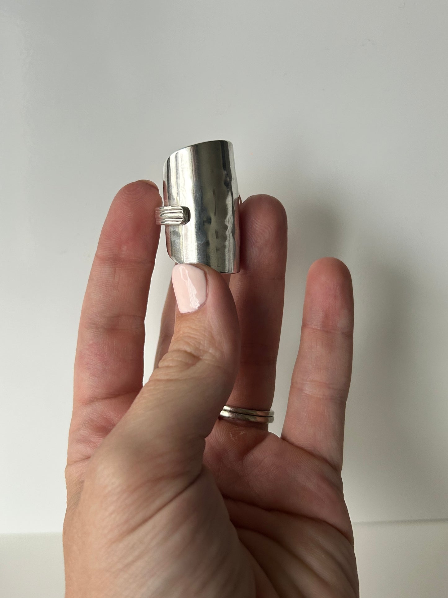 Sterling Silver Spoon Bowl Ring