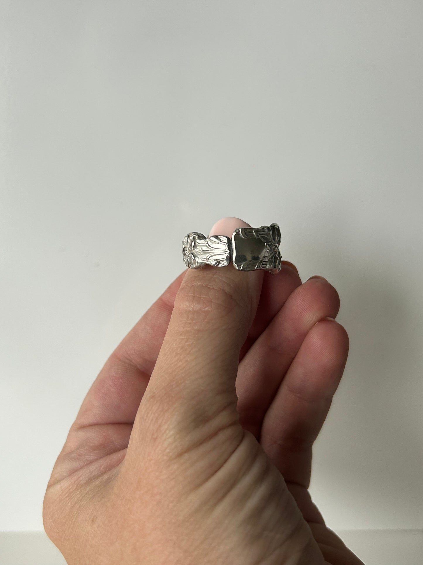 Orange Blossom Sterling Silver Mid-Section Ring