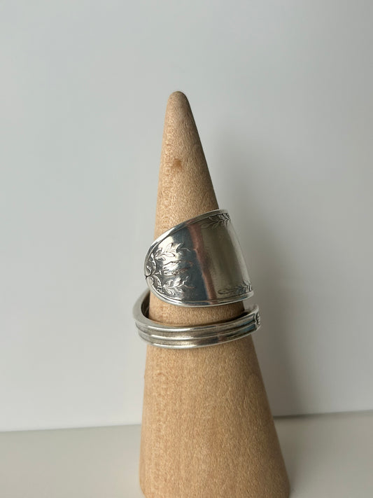 Sterling Silver Wrap Around Spoon Ring