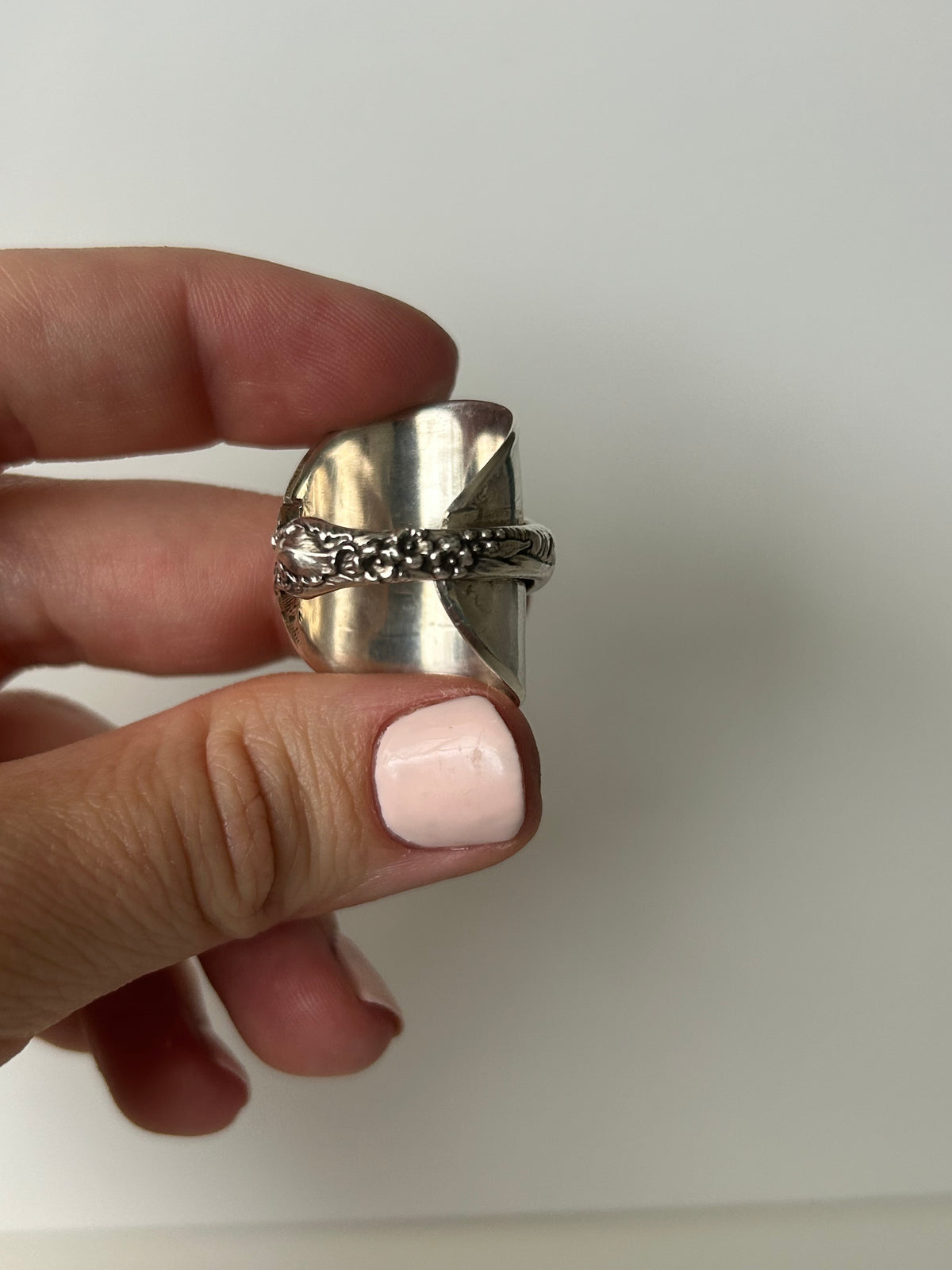 Sterling Silver Les Six Fleurs Spoon Bowl Ring #1