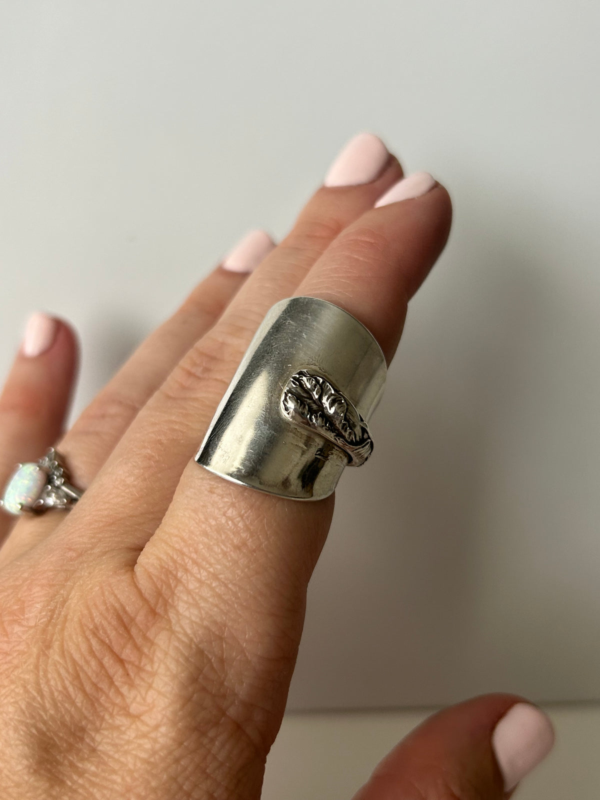 Sterling Silver Les Six Fleurs Spoon Bowl Ring #1