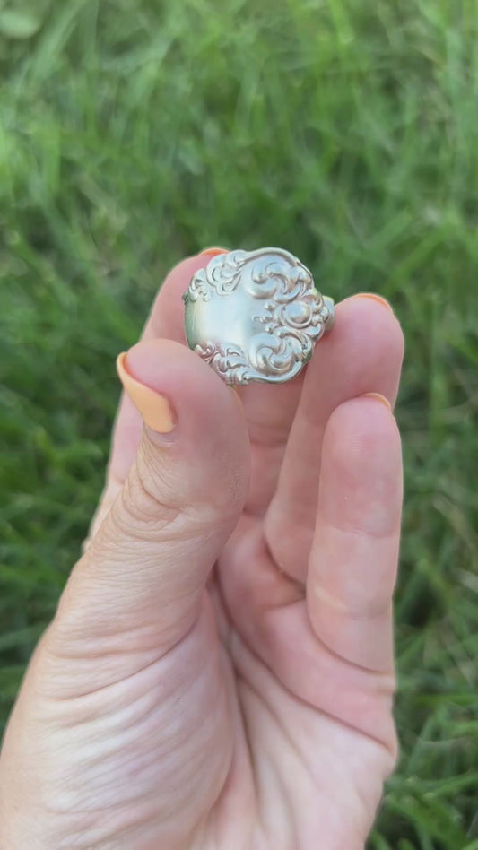 Morning Glory Spoon Ring